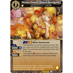 FOIL - Divine Flower Queen Marigold - Battle Spirit Saga TCG