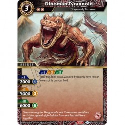 FOIL - Dinoman Tyrannoid - Battle Spirit Saga TCG