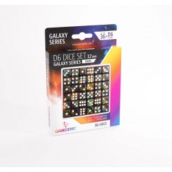 Set de 36 Dés à 6 faces 12mm - Galaxy Series - Mars - Gamegenic
