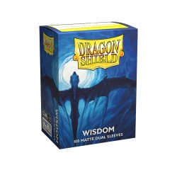100 Protèges cartes Dual Matte - Wisdom - Dragon Shield