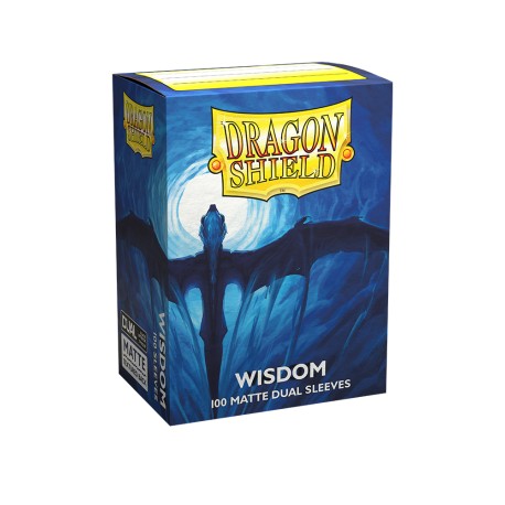 100 Protèges cartes Dual Matte - Wisdom - Dragon Shield