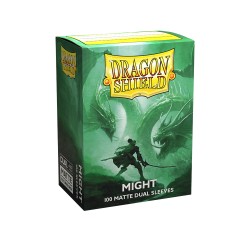 100 Protèges cartes Dual Matte - Might - Dragon Shield