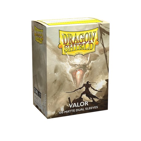 100 Protèges cartes Dual Matte - Valor - Dragon Shield