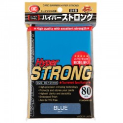 80 Protèges cartes Hyper Strong - Bleu - KMC