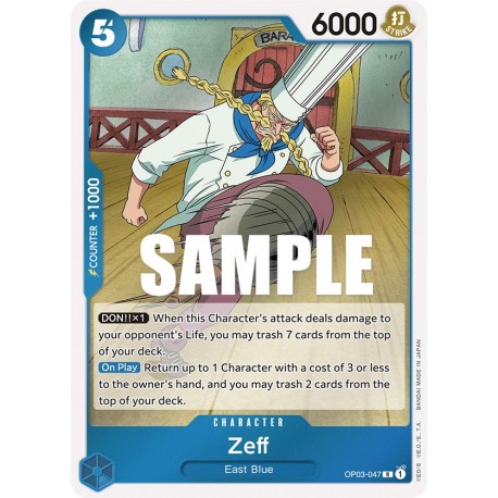 Zeff - One Piece Card Game
