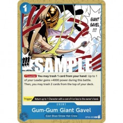 Gum-Gum Giant Gavel - One Piece Card Game