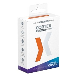 100 Protèges Carte Cortex Taille Standard Matte - Orange - Ultimate Guard