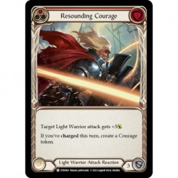 Rainbow Foil - Resounding Courage (Red) - Flesh And Blood TCG