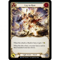 Rainbow Foil - Lay to Rest (Blue) - Flesh And Blood TCG