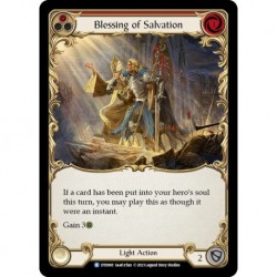 Blessing of Salvation (Red) - Flesh And Blood TCG