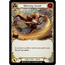 Rainbow Foil - Blistering Assault (Red) - Flesh And Blood TCG