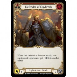 Rainbow Foil - Defender of Daybreak (Red) - Flesh And Blood TCG