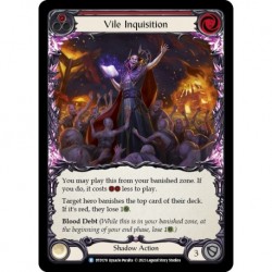 Rainbow Foil - Vile Inquisition (Red) - Flesh And Blood TCG