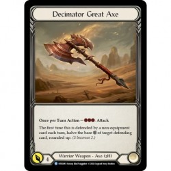 Decimator Great Axe - Flesh And Blood TCG