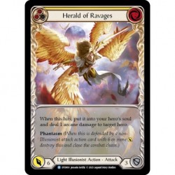 VF - Herald of Ravages (Yellow) - Flesh And Blood TCG