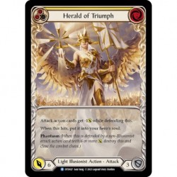 VF - Herald of Triumph (Yellow) - Flesh And Blood TCG