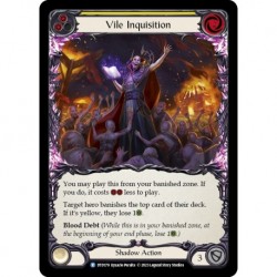 VF - Vile Inquisition (Yellow) - Flesh And Blood TCG