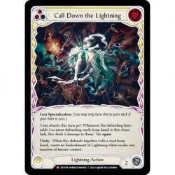 Rainbow Foil - VF - Invoquer La Foudre / Call Down the Lightning - Flesh And Blood TCG