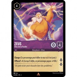 Zeus, Dieu de la Foudre - Lorcana TCG