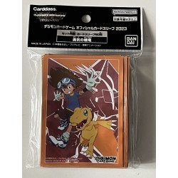 Sachet de 60 Sleeves (Protèges Cartes) Officielles 2023 - Digimon Card Game
