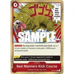 Bad Manners Kick Course - One Piece Card Game