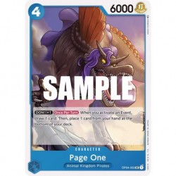 Page One - One Piece Card Game