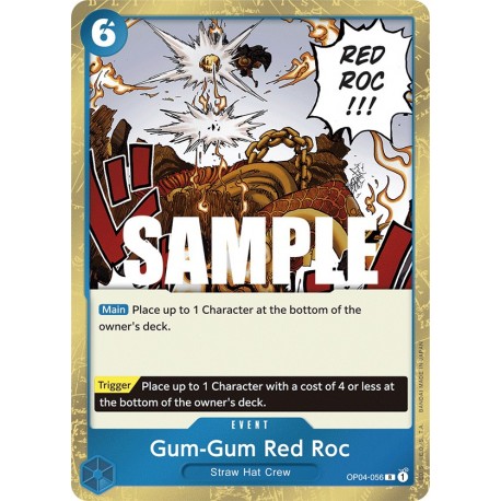 Gum-Gum Red Roc - One Piece Card Game