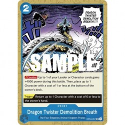 Dragon Twister Demolition Breath - One Piece Card Game
