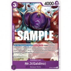 Mr.3(Galdino) - One Piece Card Game