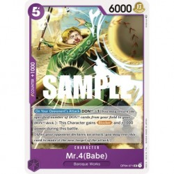 Mr.4(Babe) - One Piece Card Game