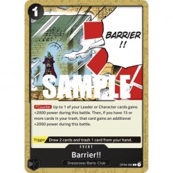 Barrier!! - One Piece Card Game