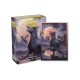 60 Protèges Cartes Taille Japonaise - Halloween 2023 - Brushed Art Sleeves Dragon Shield