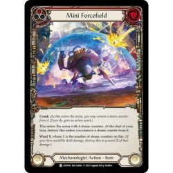 Rainbow Foil - Mini Forcefield (Red) - Flesh And Blood TCG