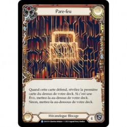 Rainbow Foil - VF - Pare-feu (Rouge) / Firewall (Red) - Flesh And Blood TCG