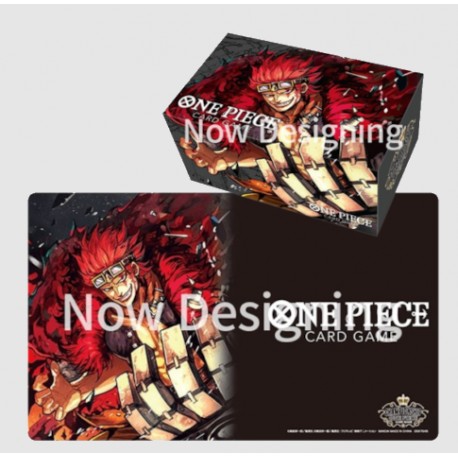 Tapis de jeu et Boîte de rangement - EUSTASS ”CAPTAIN” KID - One Piece Card Game