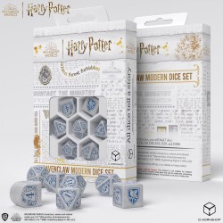 Harry Potter pack dés Ravenclaw (Serdaigle) Modern Dice Set - White (7)