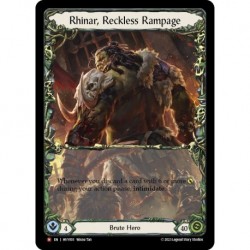Rhinar, Reckless Rampage - Flesh And Blood TCG