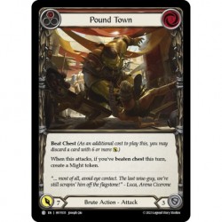 Rainbow Foil - Pound Town (Red) - Flesh And Blood TCG