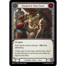 Rainbow Foil - Stacked in Your Favor (Red) - Flesh And Blood TCG