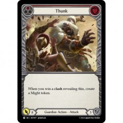 Rainbow Foil - Thunk (Red) - Flesh And Blood TCG