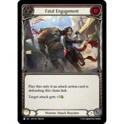 Rainbow Foil - Fatal Engagement (Red) - Flesh And Blood TCG