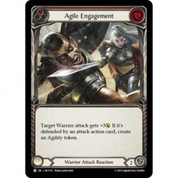 Rainbow Foil - Agile Engagement (Red) - Flesh And Blood TCG