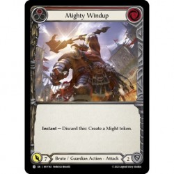 Rainbow Foil - Mighty Windup (Red) - Flesh And Blood TCG