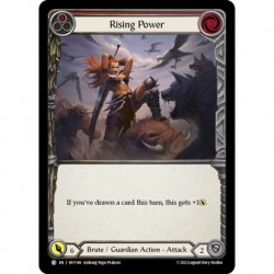 Rainbow Foil - Rising Power (Red) - Flesh And Blood TCG