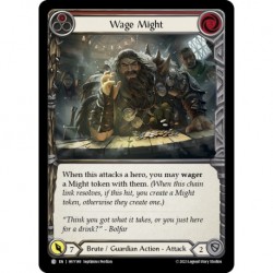 Rainbow Foil - Wage Might (Red) - Flesh And Blood TCG