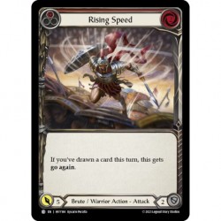 Rainbow Foil - Rising Speed (Red) - Flesh And Blood TCG
