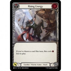 Rainbow Foil - Rising Energy (Red) - Flesh And Blood TCG