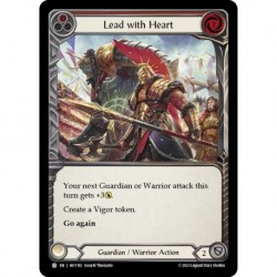 Rainbow Foil - Lead with Heart (Red) - Flesh And Blood TCG