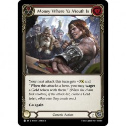 Rainbow Foil - Money Where Ya Mouth Is (Red) - Flesh And Blood TCG