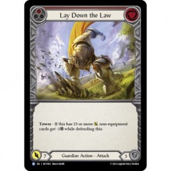 RAINBOW FOIL - Lay Down the Law - Flesh And Blood TCG